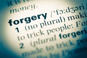 NJ Forgery Charge Attorney