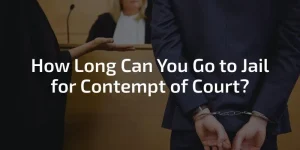 New Jersey Contempt of Court Charge Attorney
