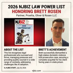 Navigating Disruptive Change in Modern Litigation: Insights from the 2026 NJBIZ Law Power List